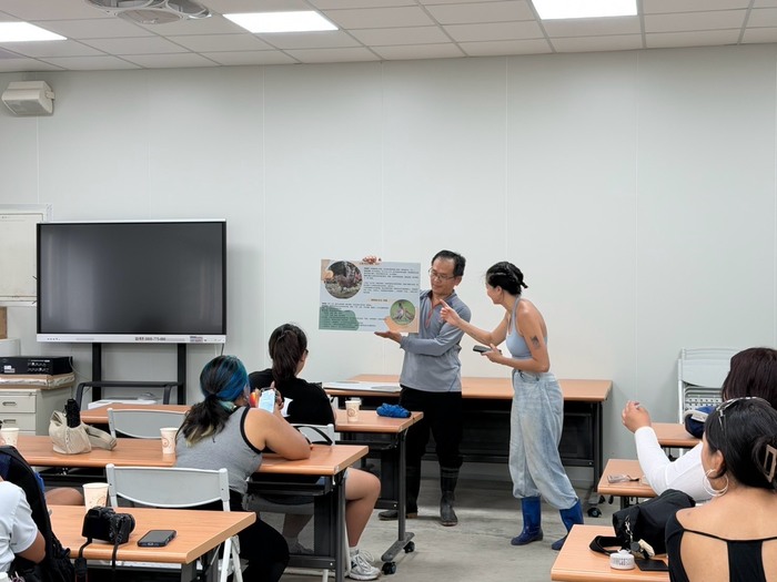 1150729雅琇老師帶領關島大學師生來訪系上交流及參訪院上實習場區!圖片
