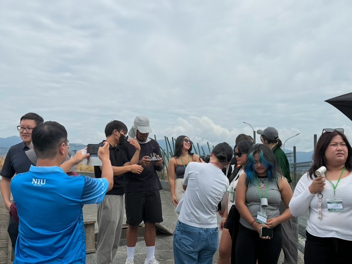 1150729雅琇老師帶領關島大學師生來訪系上交流及參訪院上實習場區!圖片