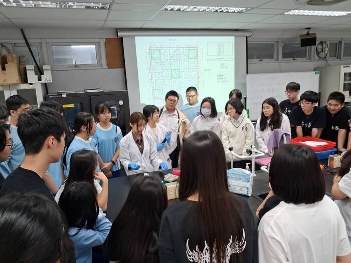 1141218歡迎新北市立海山高中來訪,進行一日大學生體驗課程!圖片